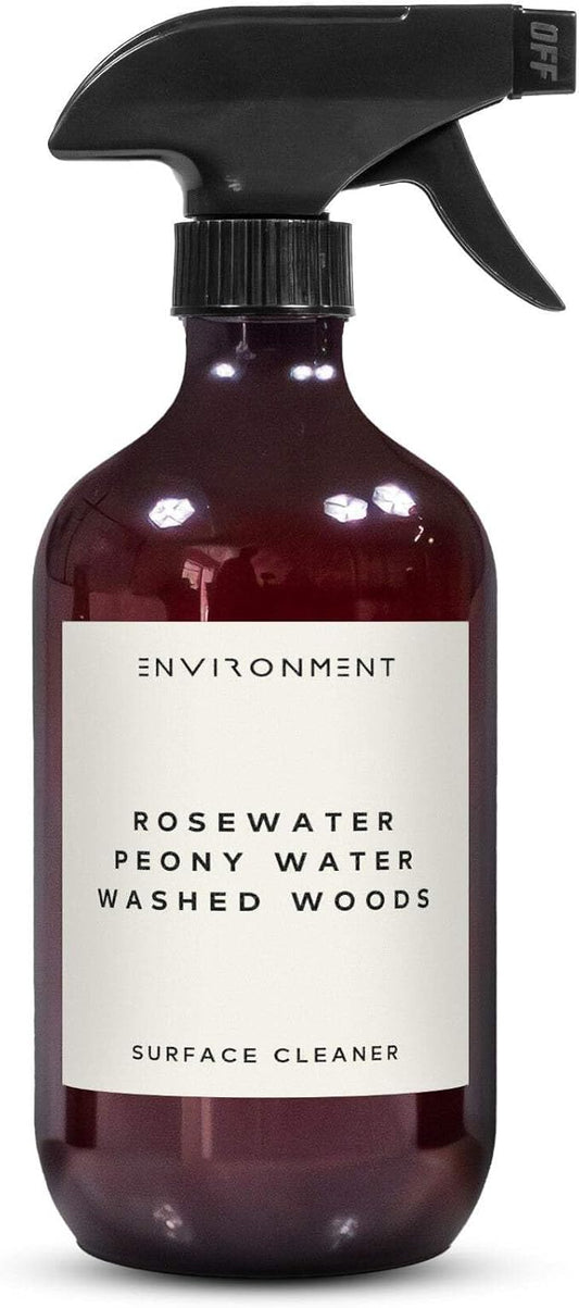 ENVIRONMENT Inspired by Designer Perfume IM L'Eau Surface Cleaner, 16oz Luxury Surface Cleaner (Rosewater | Peony Water | Washed Woods) Home Essentials, Scented Cleaning Products, Vegan & Cruelty-Free