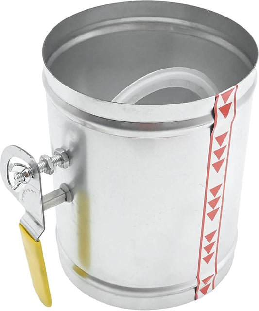 HVAC Duct Manual Volume Damper 6Inch Air Flow Regulator Airflow Ducting Backdraft Damper for Air Ventilation System (6 Inch)