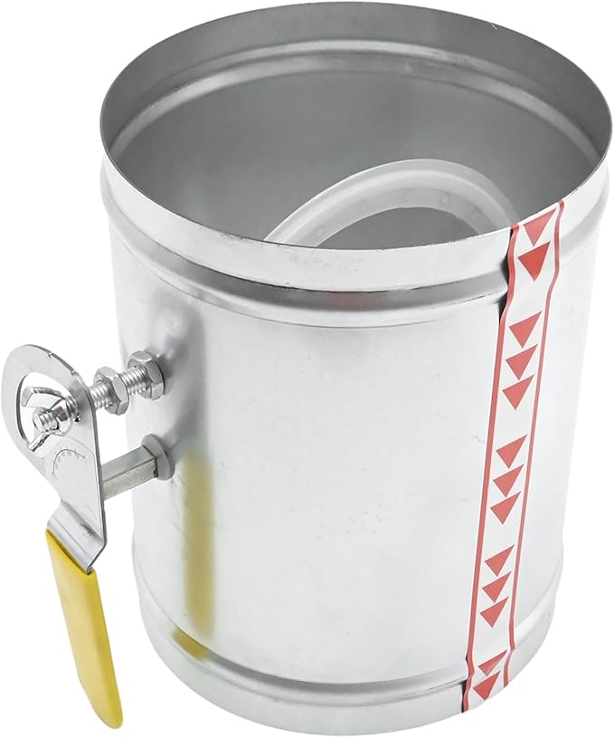 HVAC Duct Manual Volume Damper 4Inch Air Flow Regulator Airflow Ducting Backdraft Damper for Air Ventilation System (4 Inch)