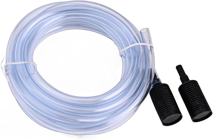 High Pressure Washer Siphon Hose and Filter Set Spray for Soap Application 2 Filters, Compatible with Most Outdoor Cleaning Equipment White/Black Plastic Construction