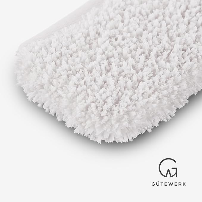 GÜTEWERK 2× Microfibre Cloths – Accessory for 11" Squeegee – Lint-Free, Streak-Free Cleaning for Car, Home, Kitchen, Windows & Glass – Cloths Only, Squeegee NOT Included