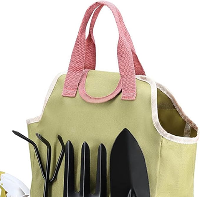 Gardening Hand Tools - 9-Piece Planting Equipment Kit - Outdoor Planting Accessories - for Digging Cutting Garden Outdoor Greenhouse Lawn Backyard Trimming Pruning Weeding