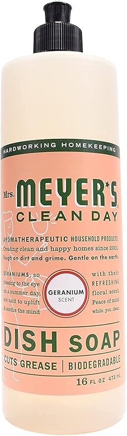 Liquid Dish Soap in Geranium - 16 oz