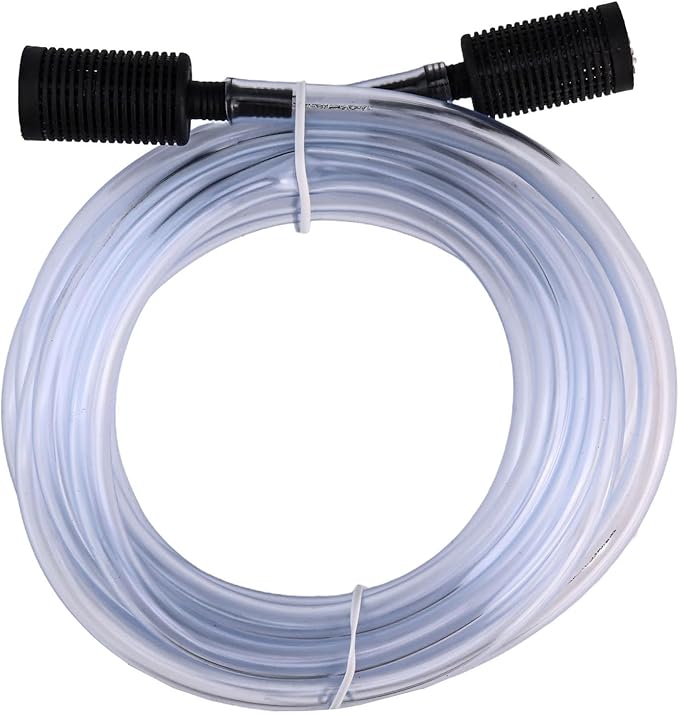 High Pressure Washer Siphon Hose and Filter Set Spray for Soap Application 2 Filters, Compatible with Most Outdoor Cleaning Equipment White/Black Plastic Construction