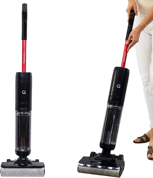 Quantum W Cordless Wet Dry Vacuum Cleaner with Water Filtration – All-in-One Hard Floor Vacuum & Mop, Self-Cleaning, Bagless, for Pet Hair, Spills & Messes