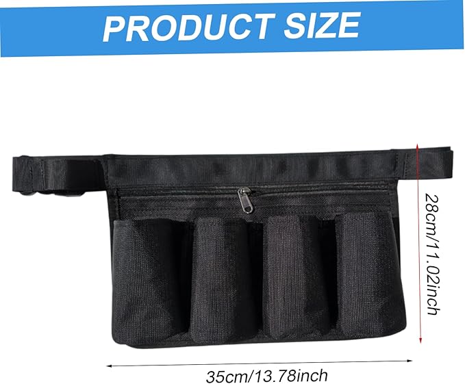 Window Cleaning Belt, Oxford Cloth Tool Apron with Multi-pocket, Adjustable Gardening Belt for Janitorial, Custodial, Housekeeping