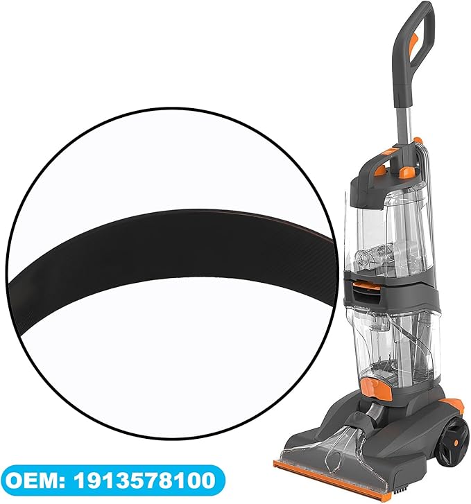 2pcs Carpet Cleaner Belt 1913578100 331x12.8mm Compatible with Vax W85-PP-T W85-PL-T