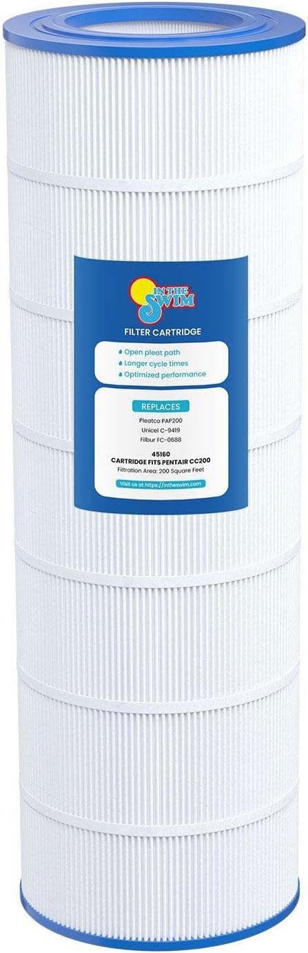 In The Swim Standard Pool Filter Cartridge Replacement for Pentair Clean and Clear 200 Predator CC200 Filter