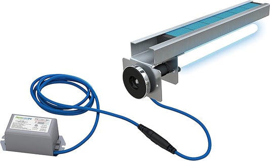 APCO Carbon Magentic Mount UV Air Purifier, Includes Single 2 Year Lamp, 18-32 VAC