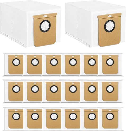 20 Pack Vacuum Dust Bags for Eufy L50 L60 Robot Vacuums Cleaner Self-Emptying Dock, Replacement Dust Bags with Self-Empty Station
