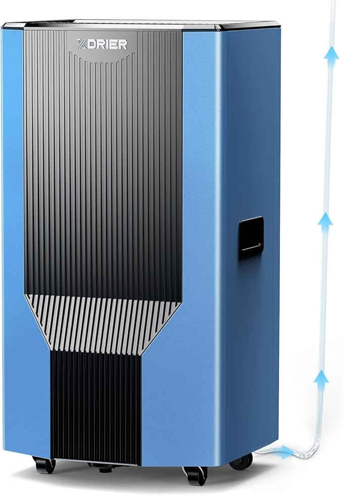 120 Pints Dehumidifier with Pump and Drain Hose for Commercial and Industrial Large Room, Basements, Storages, Warehouses, Auto Defrost, LGR Tech, 5 Years Limited Warranty