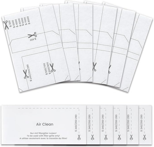 Pymin 6pcs engine protection filter and 6pcs vacuum cleaner filter set for Miele Classic C1, Compact C1/2, Complete C1/2/3, Dynamic U1, S200-S899, S2000-S8999