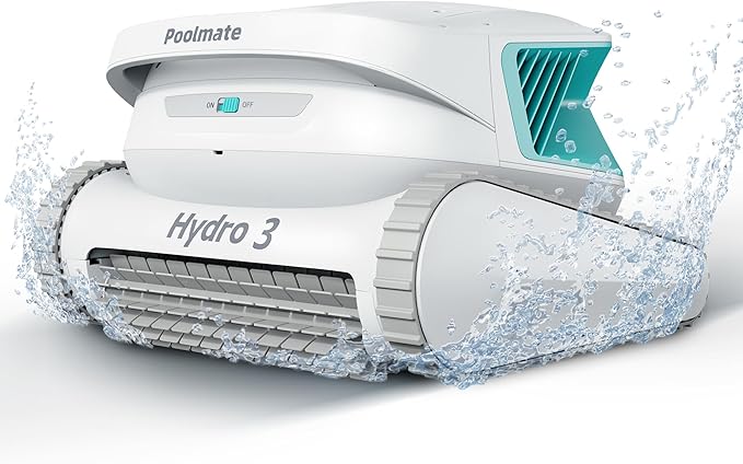 2026 Chasing Hydro 3 Robotic Pool Cleaner for Inground/Above Ground Pools, 150W Cordless Pool Vacuum, Max 200min Runtime, 4.1L Filter Basket, Auto Waterline/Wall Cleaning, Max 1076 sq.ft Coverage