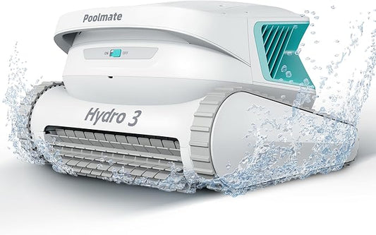 2026 Chasing Hydro 3 Robotic Pool Cleaner for Inground/Above Ground Pools, 150W Cordless Pool Vacuum, Max 200min Runtime, 4.1L Filter Basket, Auto Waterline/Wall Cleaning, Max 1076 sq.ft Coverage