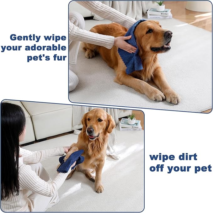 80 Pack Microfiber Cleaning Cloth Roll Reusable Paper Towels 12"x12" Tear Away Cloth,Absorbent Dish Rags for House Kitchen,Wash Cloths,Lint Free Rags for Window Cars Cleaning Supplies