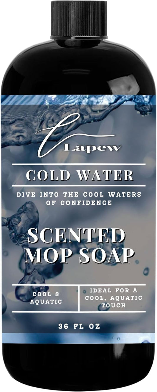 Luxury Floor Cleaner, Scented Mop Soap Concentrate | Hard Floor Cleaner for Tile, Vinyl, Laminate, LVP & Sealed Hardwood | Low-Foam, Streak-Free | 36 oz | Cold Water