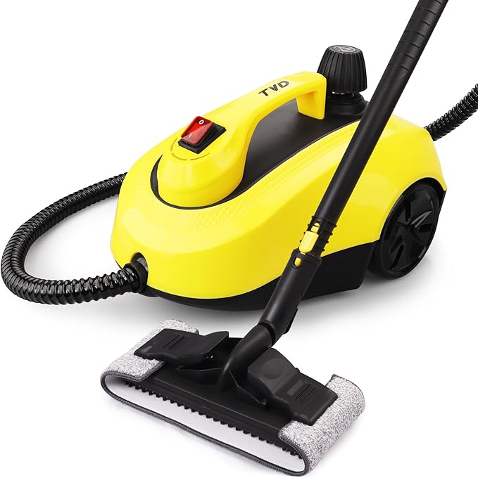 TVD Steam Cleaner, Steamer for Cleaning with 26 Accessories, Steam Cleaner for Home with 5M Extra-Long Power Cord for Home Floor Cleaning, Tile Detailing, Grout, Upholstery.