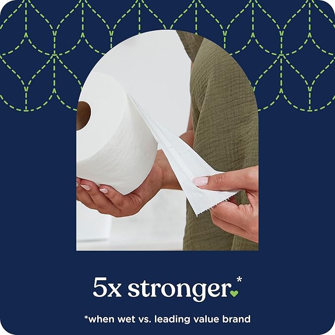 Quilted Northern Ultra Soft & Strong Toilet Paper | 5X Stronger | Premium Soft | 8 Super Mega Rolls, Pack of 3