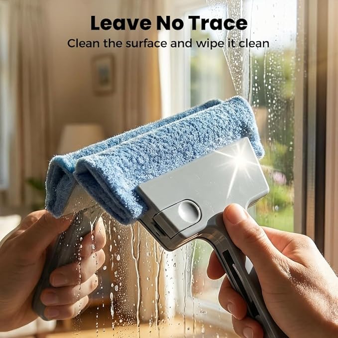 Magic Window Track Cleaner, Window Groove & Track Cleaning Brush Tools Set for Window Lides Gaps Tile Lines Shutter Car Vents (Yellow)