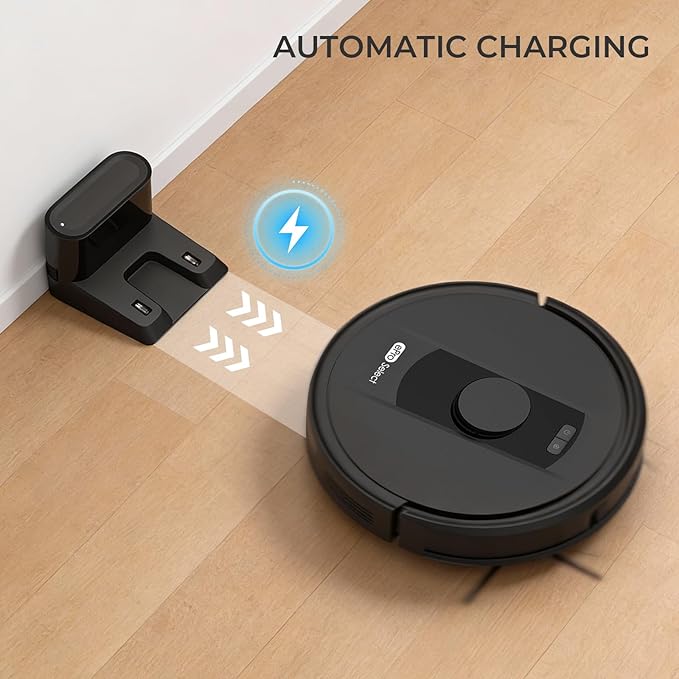 Apical Life Robot Vacuum and Mop Combo, 4000Pa Robotic Vacuum with Smart Obstacle Avoidance, 150 Min Runtime, APP/Alexa, Multi-Floor Mapping, Self-Charging for Pet Hair