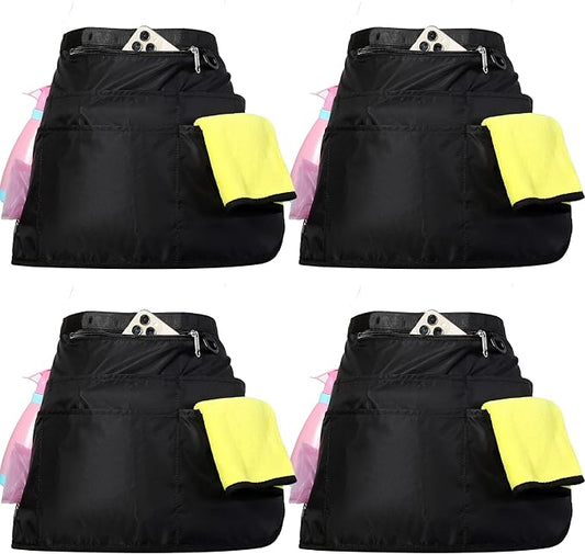 Cleaning Caddy Apron for Women with 7 Pockets, Professional Waterproof Housekeeping Work Apron
