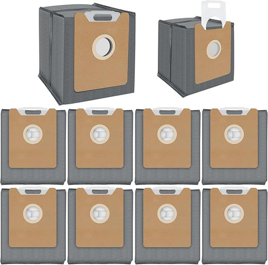 10 Pacs G35 Dust Bags for eufy Clean G35+, G40+, G40 Hybrid+ Auto-Empty Station, Deordorizing Replacement Bag for Self-Empty Station, 4 Layer Filtration System