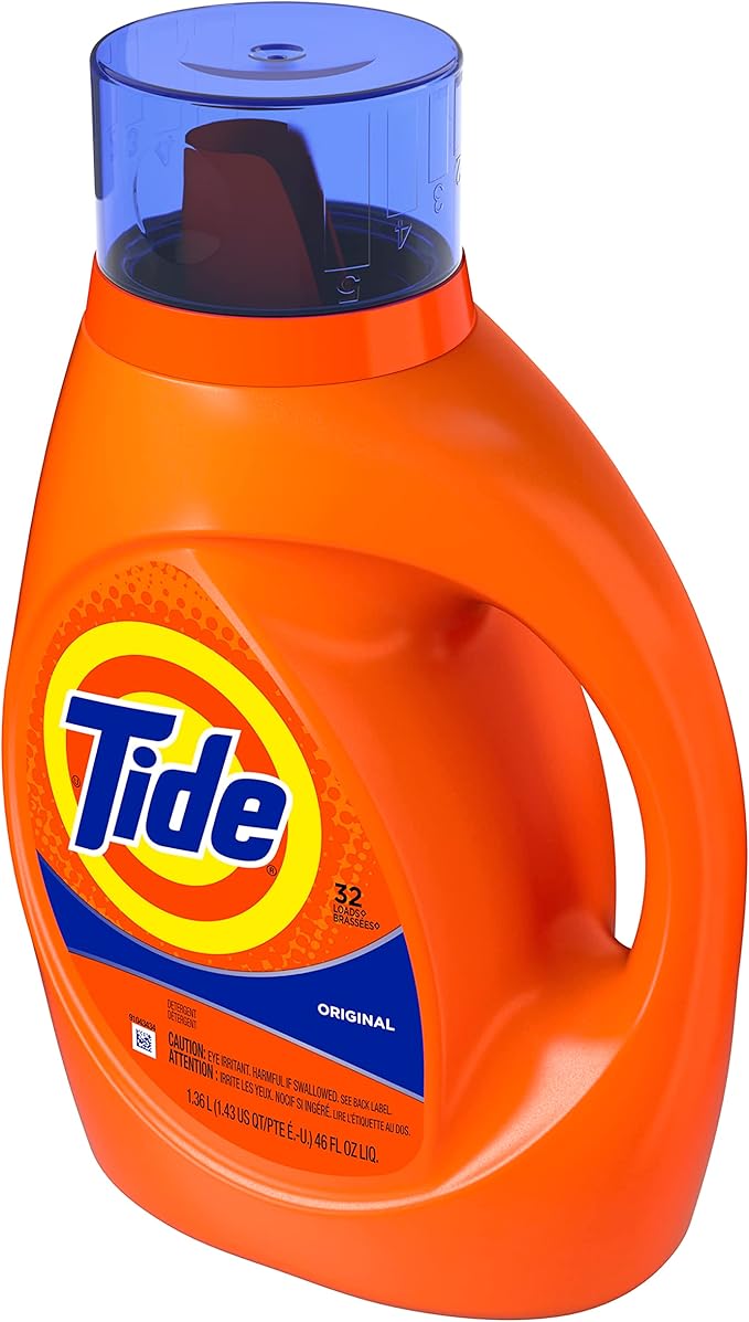 Tide Liquid Laundry Detergent, Original, 32 Loads, 46 Fl Oz