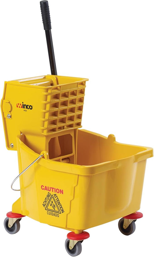 Winco Mop Bucket, Medium, Tan