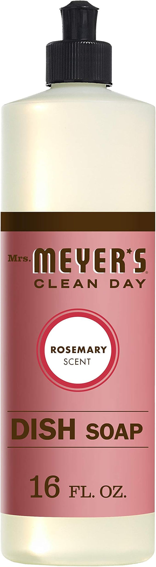 MRS. MEYER'S CLEAN DAY Liquid Dish Soap, Rosemary, 16 fl. oz
