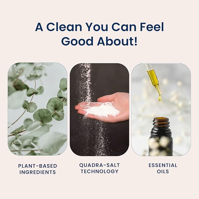 Truly Free Natural Laundry Detergent for Sensitive Skin | Eco Friendly, Plant Based, Baby Clothes Safe | Clean & Easy Powder to Liquid, Unscented | Refill Only (200 Loads)