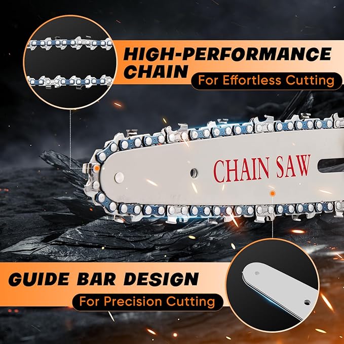 Saker Mini Chainsaw|6 Inch Chainsaws[2025 Upgraded]|Mini Cordless Electric Chain Saw|Small Handheld Portable Chain Saws Battery Powered Saws for Tree Trimmer and Garden,Valentine's Day Gifts