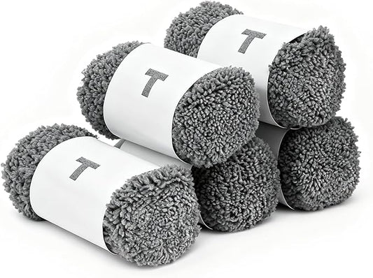 10 Pieces Microfiber Replacement Pads for X1 Window Cleaners, Reusable, Machine Washable