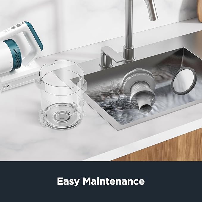 Eureka RapidClean Pro NEC280TL Cordless Stick Vacuum Cleaner – Lightweight 5.3 lbs, 40-Min Runtime, LED Headlights, 3 Power Modes, Ideal for Pet Hair, Hard Floors & Carpets