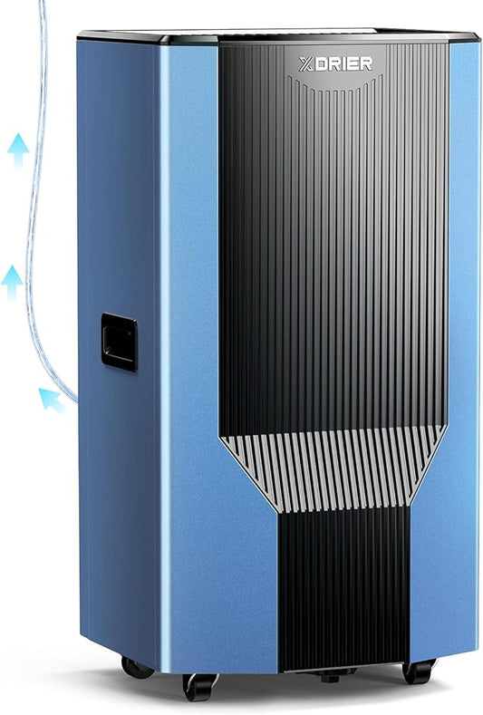 198 Pints Dehumidifier with Pump and Drain Hose for Commercial and Industrial Large Room, Basements, Storages, Warehouses, Auto Defrost, LGR Tech, 5 Years Limited Warranty