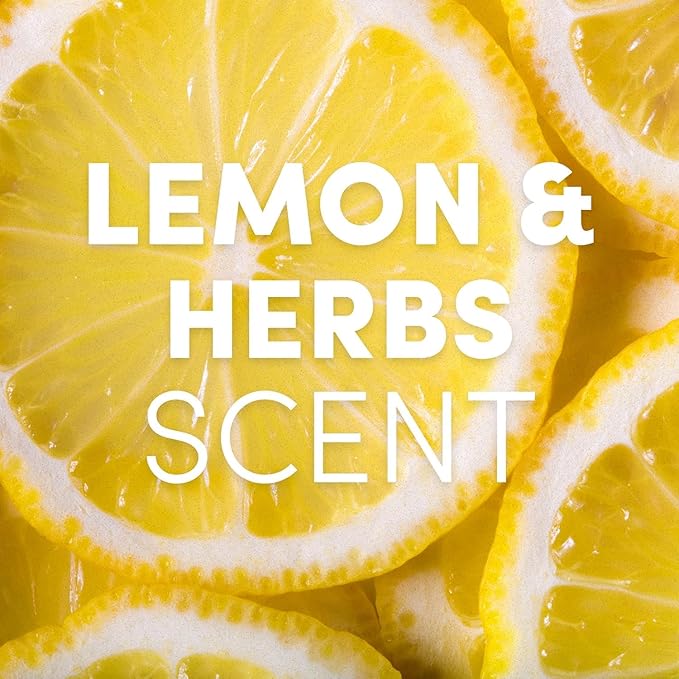 Clean Revolution SuperCharged All Purpose Cleaner Refill with Smart Probiotic + Enzyme Complex, Multi-Surface Kitchen Bathroom & Floor Cleaner, Lemon & Herbs, 128 Fl Oz