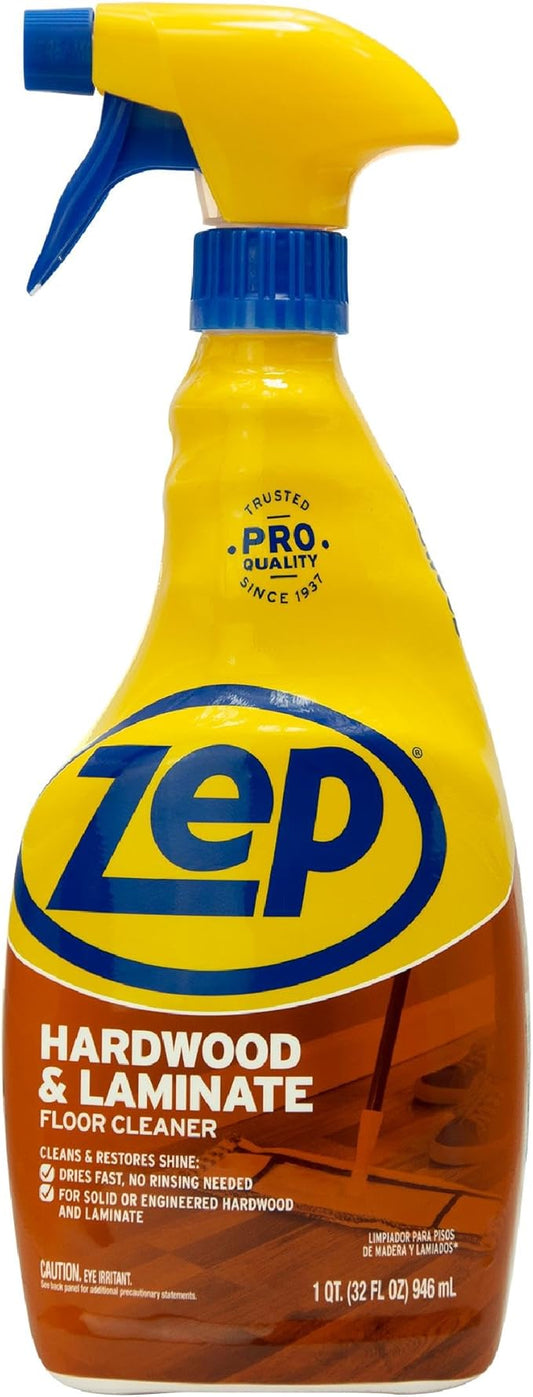 Zep ZUHLF32 Hardwood and Laminate Floor Cleaner 32 ounces