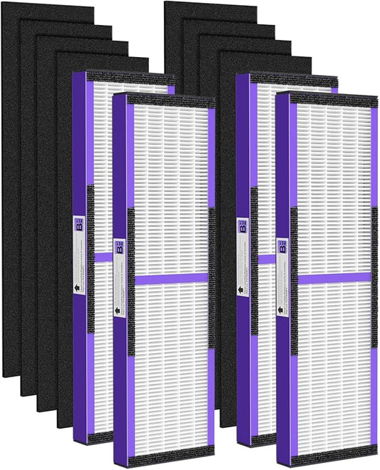 4 Pack FLT4850PT True HEPA PET CARE Filter B Replacement Compatible with Guardian Air Purifier AC4825 AC4825E AC4300 AC4800 AC4900 AC4850PT AC4850 FLT4825