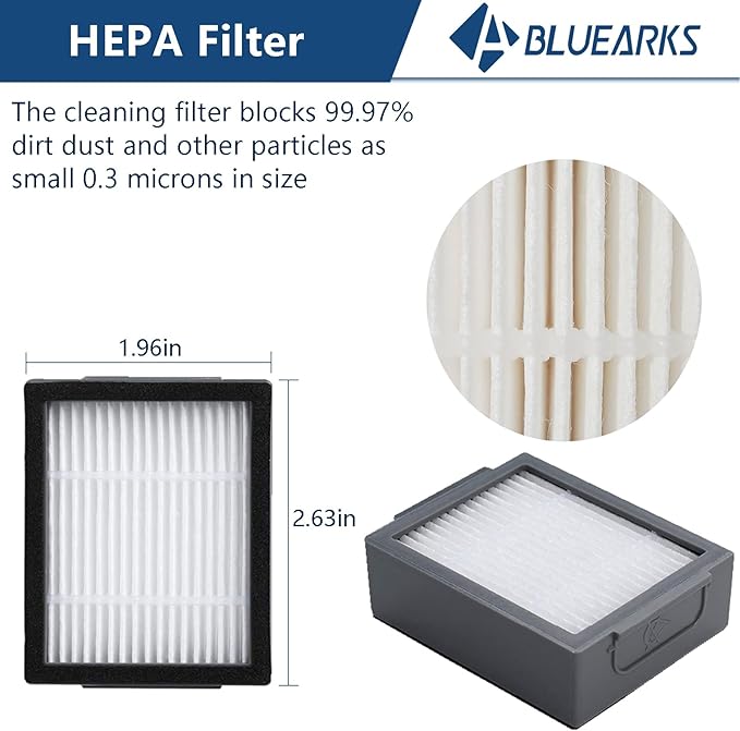 16Pcs Parts Compatible with Roomba i1+ J7 i7+ i3+ i4+ EVO i6+ i8+ i7 J7+ Plus E5 E6 E7 Robot Vacuum Cleaner Accessories Kit, 2 Rubber Main Brush 4 Filters 4 Side Brushes 6 Vacuum Bags