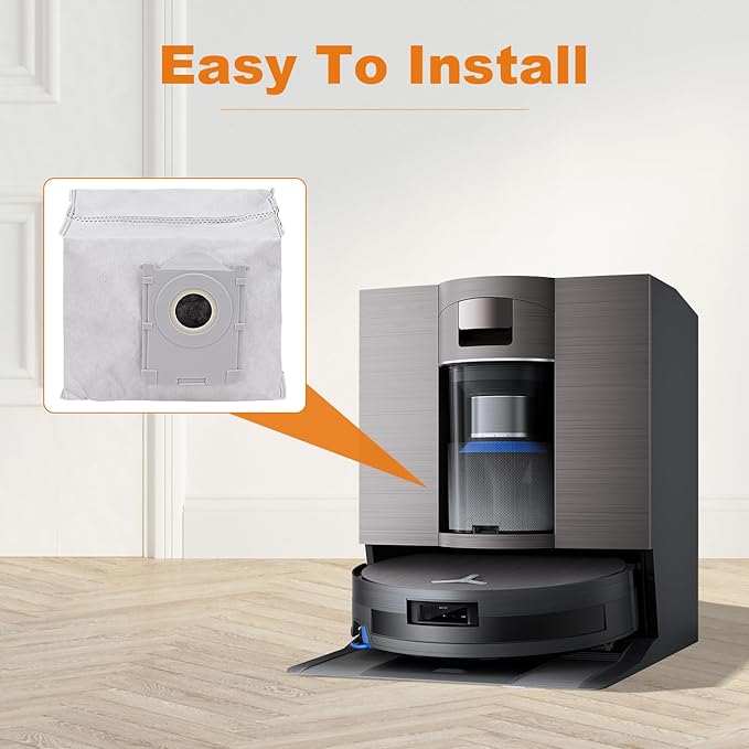 X11 Vacuum Bags for ECOVACS DEEBOT X11 Pro Omni/X11/X11 Pro Robot Vacuum Cleaner - Disposable Replacement Dust Bag Vacuum Cleaning Accessories Part（12Pack)