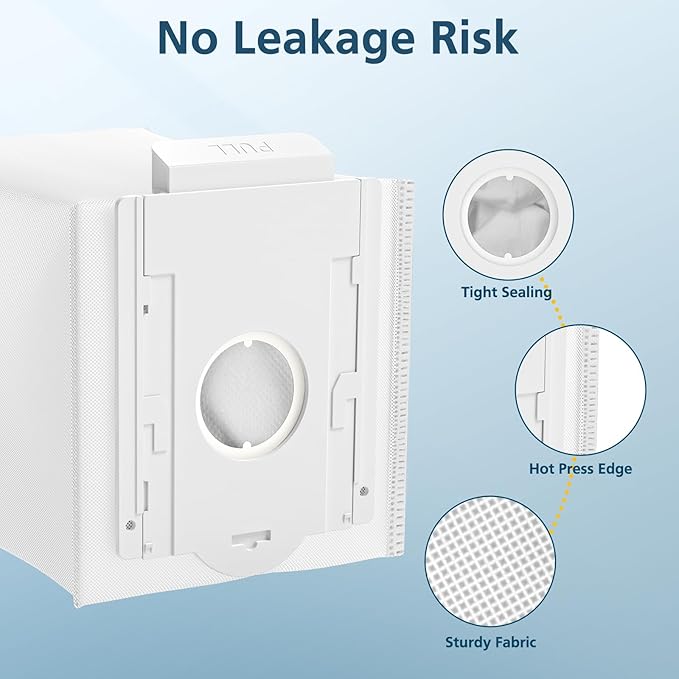 12 Pack VCA-ADB90 Dust Bag Compatible with Samsung VCA-SAE903/AA & VCA-SAE904/AA, Replacement Bags for Jet 75 Complete 75+ 90+ 70+ Series Stick Cordless Vacuum Cleaners, Compared to Part VCA-ADB90/XAA