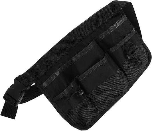 Garden Tool Fanny Pack with Reflective Stripe Adjustable Waist Tool Pouch for Gardening Cleaning and Utility Work 13.38X9.25X9.25 Inch
