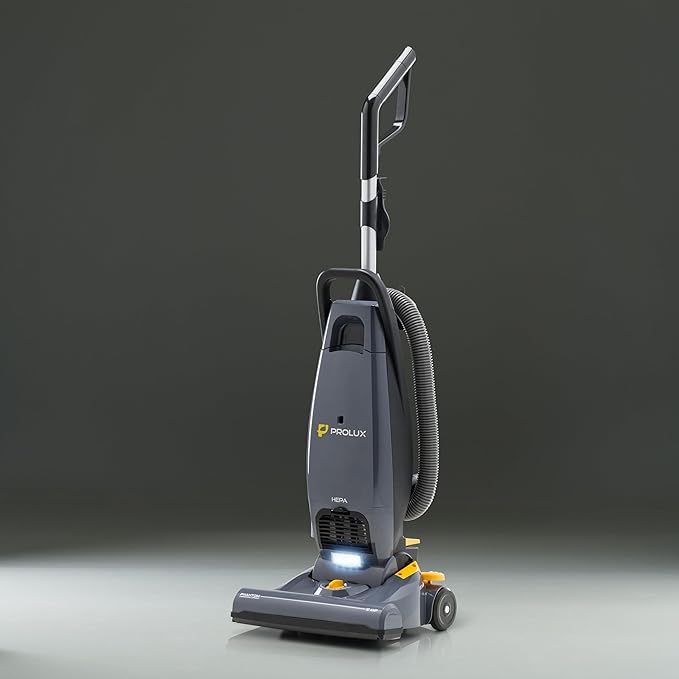 Prolux Phantom Pro Commercial Upright Vacuum Cleaner – HEPA Filtration, Bagged, High-Suction, Deep Cleaning, Lightweight with Onboard Tools only 12lbs Ideal for Business, Professional & Industrial Use