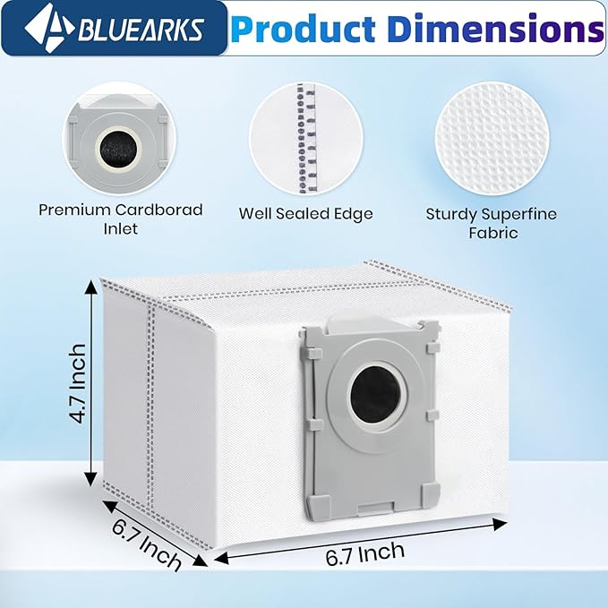 14Pcs Dust Bags,Compatible with Ecovacs Deebot X8 Pro Omni/T50 Pro Omni/T50 Max Pro Omni/T80 Omni/X9 Pro Omni/Yeedi S14 Plus Robot Vacuum,3.5L Liter Activated Carbon Vacuum Bags,Four-Layer Structure