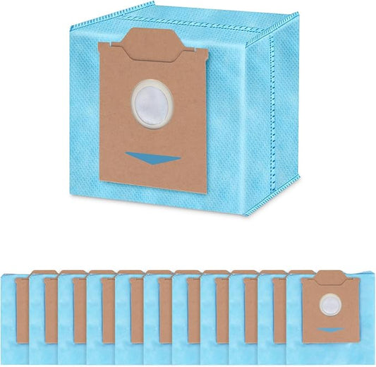 Dust Bags for Ecovacs Yeedi Cube: Vacuum Dust Bag Replacement Parts Compatible with Yeedi Cube/CC Cleaner Mop Station Robot, Large Capacity Disposable Accessories, Filter Layer Structure (12 Pack)