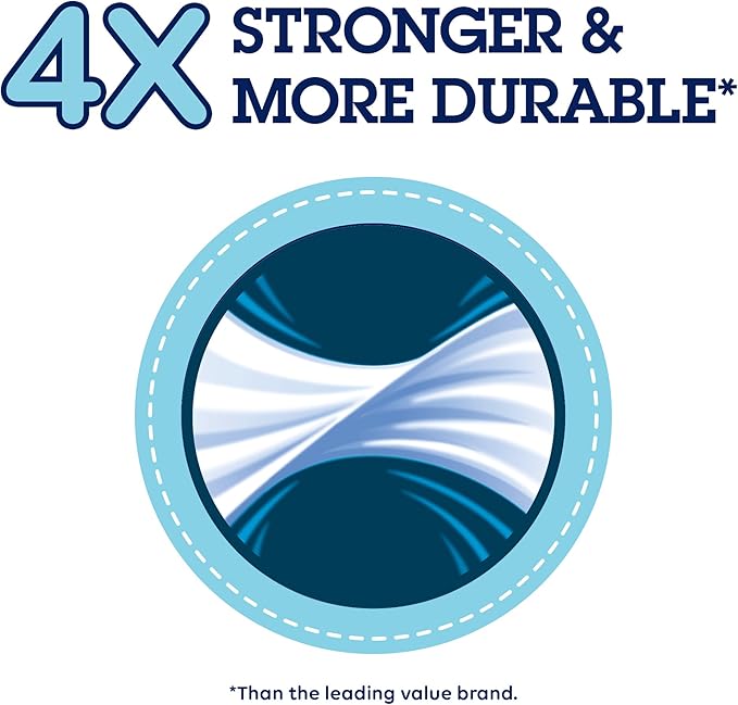 Quilted Northern Ultra Soft & Strong Toilet Paper, 48 Double Rolls, 48 = 96 Regular Rolls,12 Count (Pack of 4)