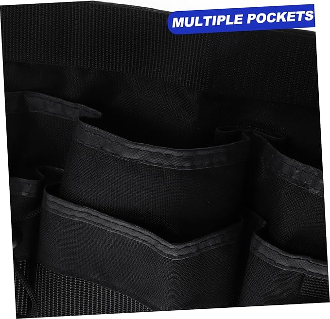 Garden Tool Fanny Pack with Reflective Stripe Adjustable Waist Tool Pouch for Gardening Cleaning and Utility Work 13.38X9.25X9.25 Inch