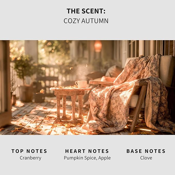 Luxury Floor Cleaner, Scented Mop Soap Concentrate | Hard Floor Cleaner for Tile, Vinyl, Laminate, LVP & Sealed Hardwood | Low-Foam, Streak-Free | 36 oz | Cozy Autumn