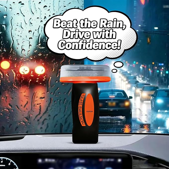 Glass, Windshield Oil Remover, 2026 New Upgrade Glass Cleaning Automotive Oil Film Cleaning Brush, Glass Emulsion Improves Visibility for Safe Driving for Auto Workshop Gear (1)