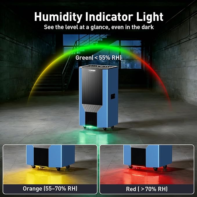 120 Pints Dehumidifier with Pump and Drain Hose for Commercial and Industrial Large Room, Basements, Storages, Warehouses, Auto Defrost, LGR Tech, 5 Years Limited Warranty