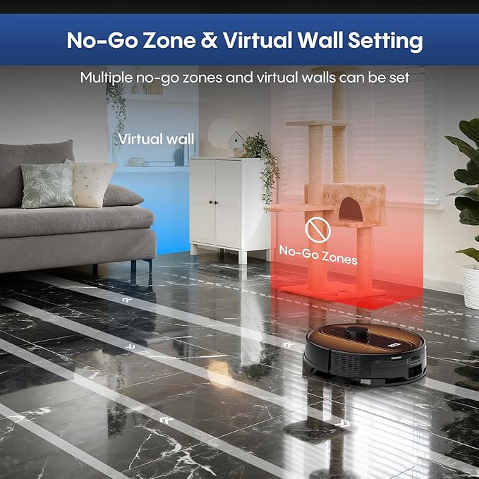 Robot Vacuum and Mop with Mapping